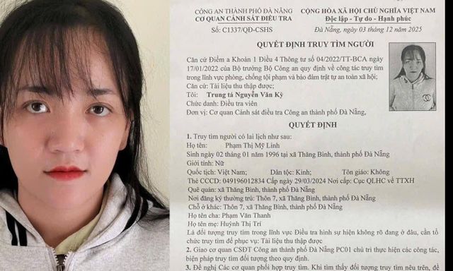 Truy tìm Phạm Thị Mỹ Linh sinh năm 1996