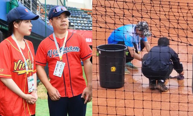 Sân bóng SEA Games phải dùng vải để thấm nước, sếp lớn Thái Lan lên tiếng thanh minh