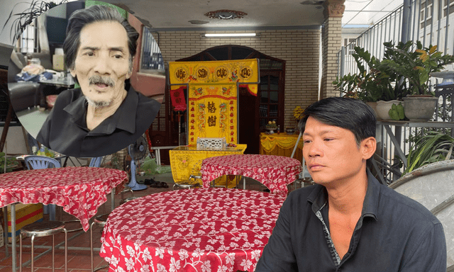 Con trai của Thương Tín đau buồn về chịu tang cha