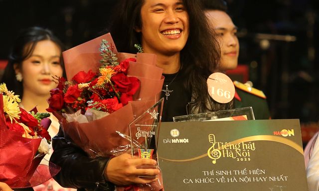 Thí sinh hát ca khúc về Hà Nội hay nhất tại cuộc thi 