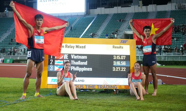 Tuyển Việt Nam đánh bại Thái Lan, phá sâu kỷ lục SEA Games của người Thái ngay trên đất Thái