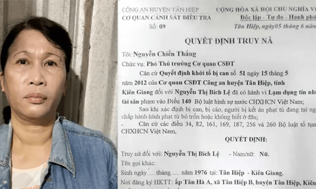 Bắt giữ Nguyễn Thị Bích Lệ