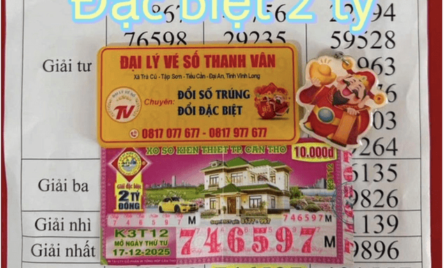 Trúng độc đắc 2 tỷ, người đàn ông Vĩnh Long chỉ nhận 5 triệu đồng tiền mặt 