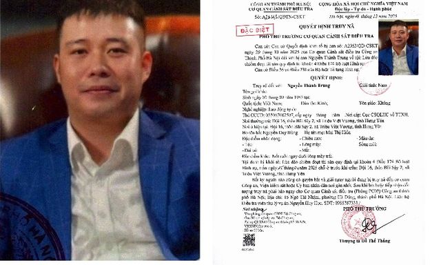 Truy nã Giám đốc Công ty CP tập đoàn Hoa Hồng Nguyễn Thành Trung 