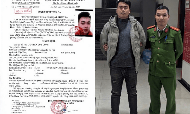 Đối tượng nguy hiểm Nguyễn Duy Long ra đầu thú
