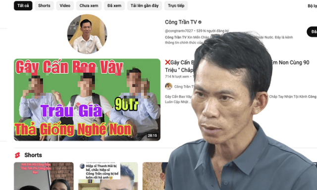 Youtuber Trần Văn Công - “cánh tay phải” đắc lực giúp 