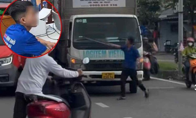 Xác định danh tính lái xe chặn đầu xe, cầm tuýp sắt đe doạ tài xế xe buýt