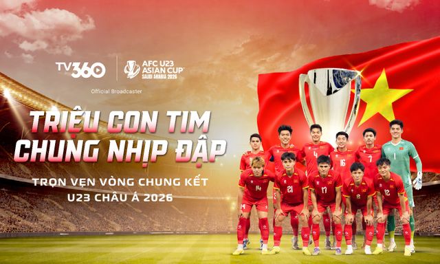 TV360 tổ chức gần 100 điểm xem chung trận mở màn U23 Việt Nam–U23 Jordan trên toàn quốc