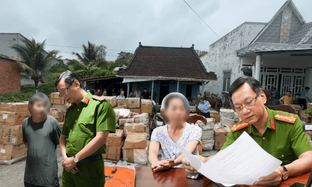 Khám xét khẩn cấp 3 địa điểm, bóc gỡ đường dây tội phạm quy mô lớn của đôi vợ chồng