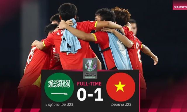 Báo Thái Lan trầm trồ: “Cầu thủ Việt Nam ghi bàn quá điêu luyện”