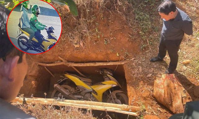 Vụ 2 tên cướp ngân hàng lấy 1,8 tỷ đồng: Hé lộ bất ngờ về nơi phát hiện chiếc xe máy bị chôn