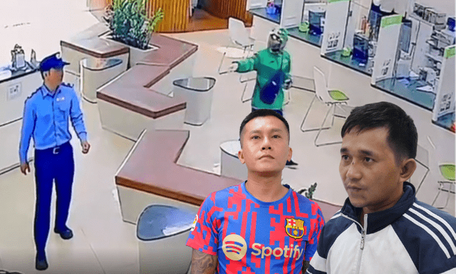 3 hiện trường trong vụ cướp ngân hàng Gia Lai do Phạm Anh Tài và Lê Văn Ân thực hiện