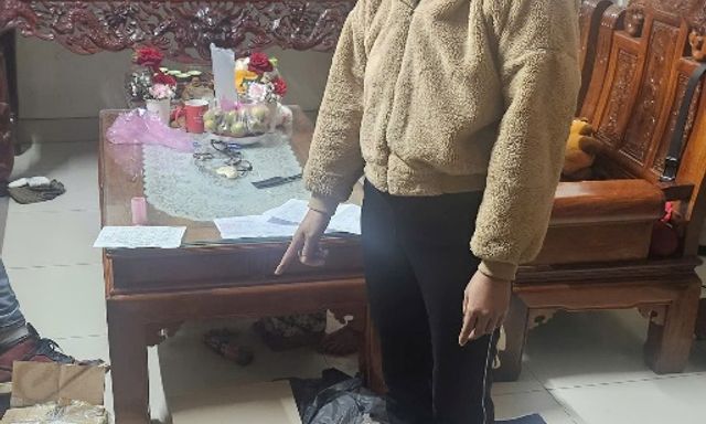 Bắt và khám xét nơi ở của Cao Thị Hằng SN 1984