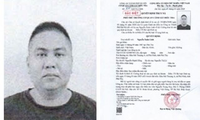 Quyết định truy nã Nguyễn Xuân Linh SN 1987