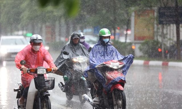 Từ đêm mai, miền Bắc xuất hiện mưa rào nhiều nơi