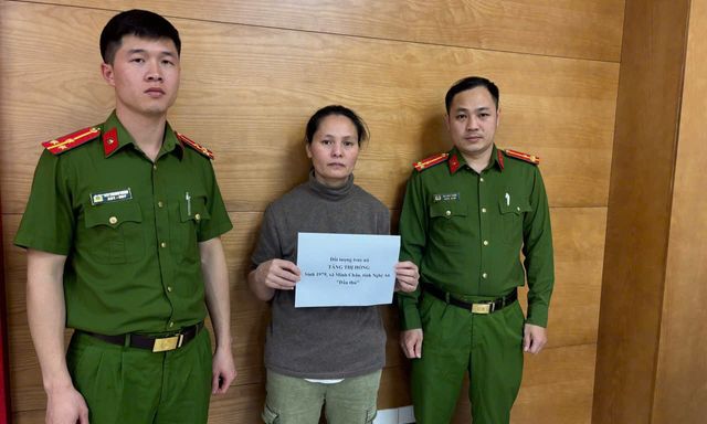 Tăng Thị Hồng đã ra đầu thú sau 8 năm lẩn trốn ở nước ngoài