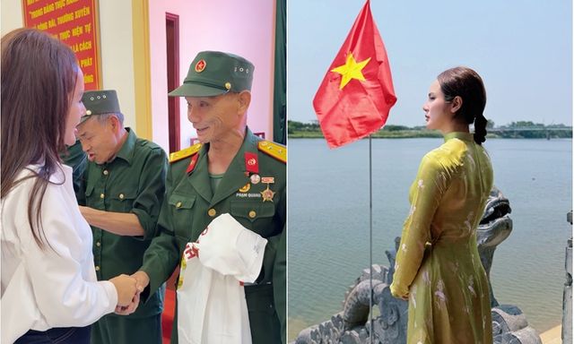 Hoa khôi Vũ Thu Trà My tri ân các thương binh, liệt sĩ nhân dịp 30/4