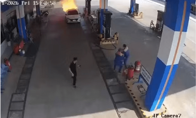Vụ cháy ô tô ở cây xăng khiến 2 người tử vong tại Đà Nẵng: Tài xế khai do quá hoảng loạn nên chạy đi