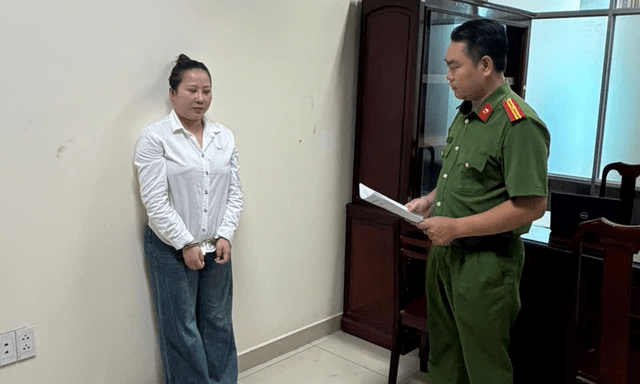 Thi hành lệnh bắt tạm giam Trần Thị Kim Xuyến sinh năm 1990