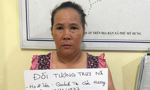 Khống chế, bắt giữ Quách Thị Cẩm Hương SN 1977