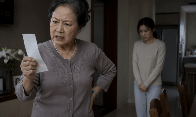 Mẹ chồng cho tiền 2 vợ chồng trẻ mua nhà, nhưng một tờ hóa đơn của con dâu khiến bà nổi giận