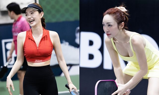 Dàn mỹ nhân Việt thu hút mọi ánh nhìn trong giải pickleball do bà xã Chi Bảo tổ chức