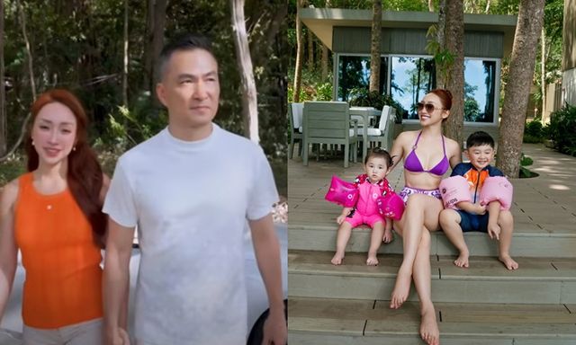 Chi Bảo cùng vợ CEO và các con nghỉ dưỡng tại resort 5 sao của mình tại Côn Đảo