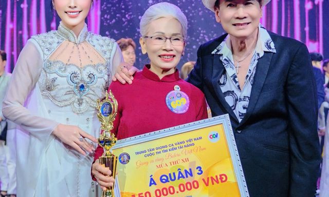 Phạm Ánh Phương giành ngôi á quân Giọng ca vàng Bolero Việt Nam 2026 ở tuổi 68