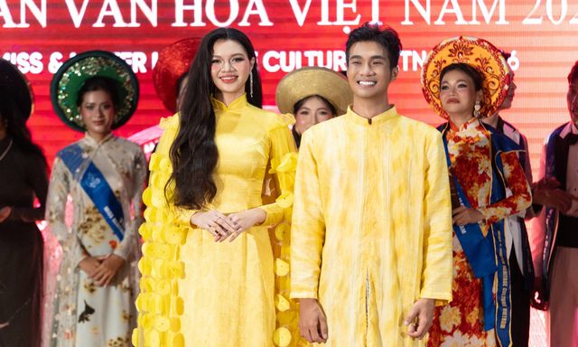  Trí Trung, Đan Tâm đăng quang Hoa hậu và Nam vương Di sản Văn hoá Việt Nam 2026