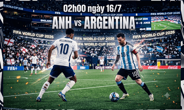 Siêu máy tính dự đoán Anh vs Argentina: Tam sư gầm vang, hồi kết dành cho Messi