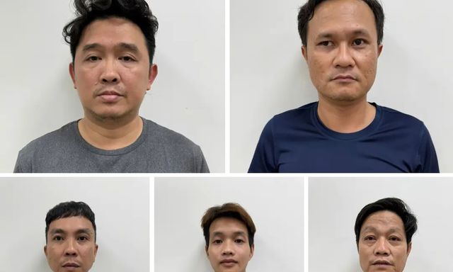 Công an điều tra tổng số tiền giao dịch 45 tỷ đồng: 5 người đàn ông bị bắt giữ
