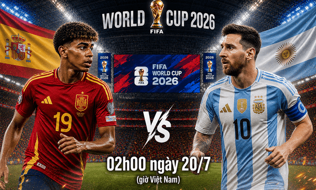 Lịch thi đấu chung kết World Cup 2026: Messi 