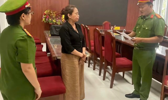 Bắt tạm giam môi giới bất động sản Nguyễn Thị Lệ Hoa 56 tuổi 