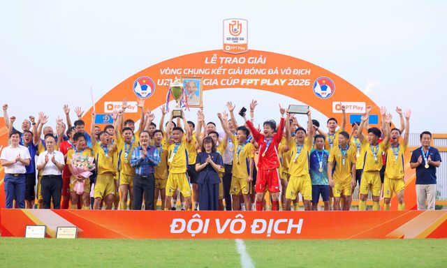 SLNA vô địch U21 Quốc gia 2026 sau chiến thắng nghẹt thở trước Thể Công Viettel