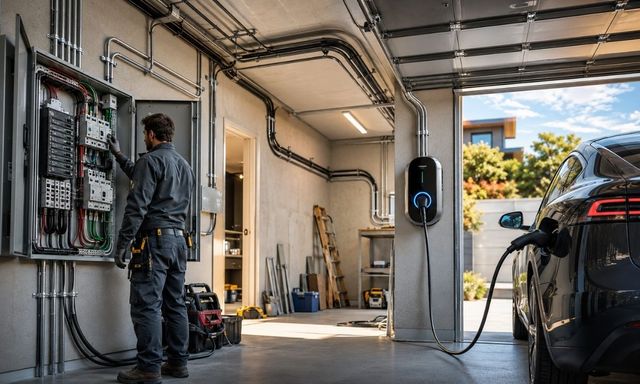 Lắp bộ sạc xe điện tại nhà năm 2026: 3 kịch bản chi phí, đâu là yếu tố quyết định?