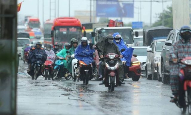 Ngày mai, nhiều tỉnh thành tại Bắc Bộ có mưa to đến rất to