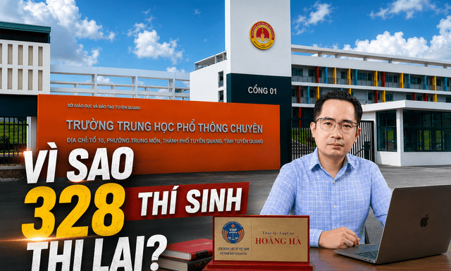 Luật sư phân tích cơ sở pháp lý tổ chức thi lại cho 328 thí sinh Tuyên Quang