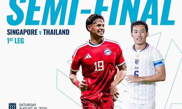 Singapore quyết gây bất ngờ trước Thái Lan ở bán kết ASEAN Cup 2026
