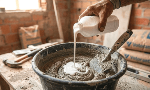 Lý do thợ xây thêm 'chất lỏng trắng' vào xi măng: Bí quyết chỉ người trong nghề mới thành thạo