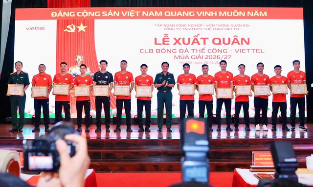 Thể Công - Viettel ra mắt 11 tân binh, đặt mục tiêu đua vô địch V.League