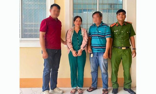 Bắt giữ Nguyễn Thị Hòa SN 1986