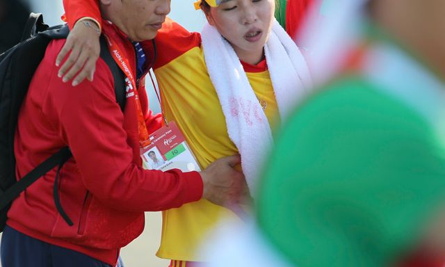 VĐV Việt Nam kiên cường vượt qua Nhật Bản, Hàn Quốc, đổ gục sau khi giành huy chương ASIAD