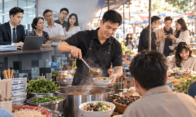 Bị chê cười vì bỏ việc lương 20 triệu đồng/tháng, ra chợ bán bún ốc: Người đàn ông thu nhập hơn 100 triệu đồng sau 5 năm