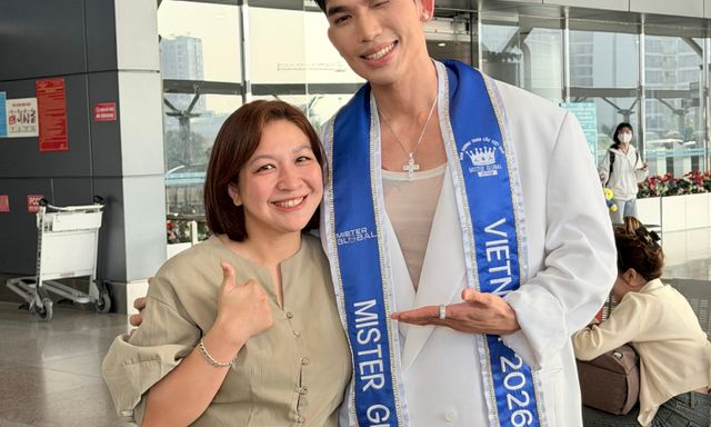 Trương Trọng Hiếu mang 70kg hành lý sang Thái Lan thi Mister Global 2026