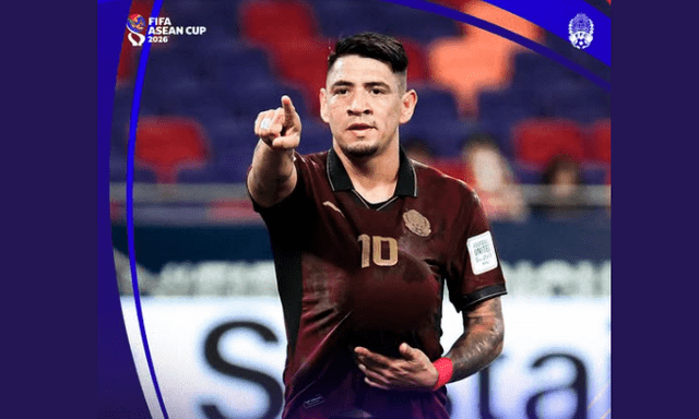 Tiền đạo nhập tịch lập cú đúp, tuyển Campuchia giành tấm vé vào trận chung kết FIFA ASEAN Cup