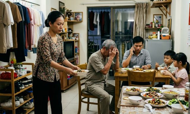 Bố chồng lên phố ở nhà con trai 1 tháng rồi đòi về quê vì cảm thấy xấu hổ với con dâu 