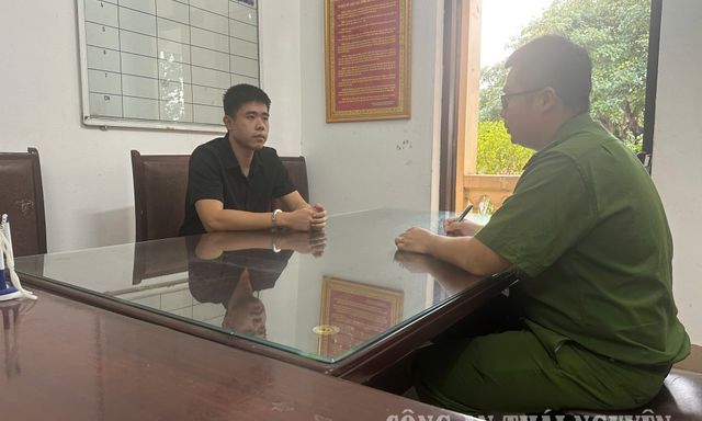 Điều tra số tài sản hơn 400 triệu đồng: Công an bắt Lã Hoàng Sơn SN 1996