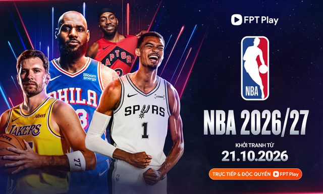 NBA 2026/27 trên FPT Play: Mùa giải của những cuộc đổi màu áo chấn động