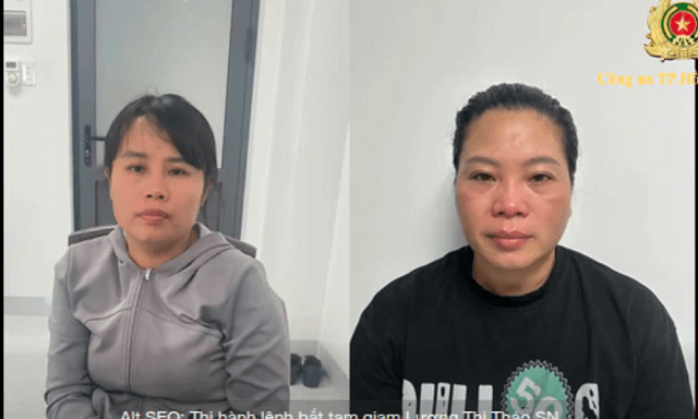 Thi hành lệnh bắt tạm giam Lương Thị Thảo SN 1994 trong chuyên án đặc biệt lớn ở 4 tỉnh thành