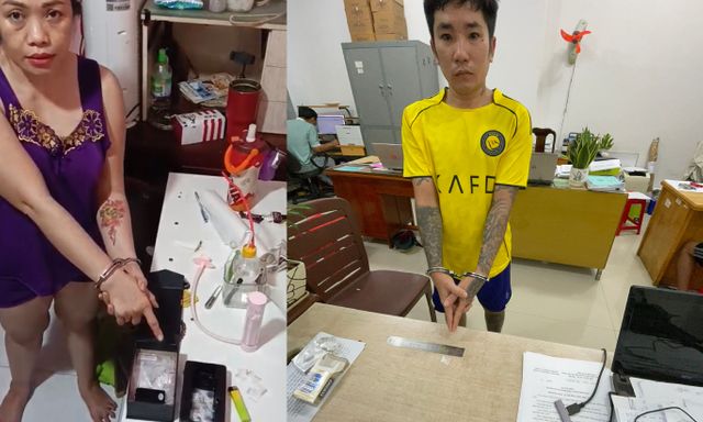 Kiểm tra hành chính nhà, công an tạm giữ hình sự Trương Thị Thu Vân SN 1979